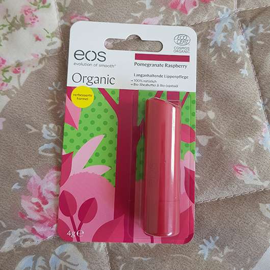 Produktbild zu eos Smooth Spheres Organic Lip Balm – Sorte: Pomegranate Raspberry (Stift)