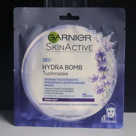 <strong>Garnier SkinActive</strong> Hydra Bomb Tuchmaske (Müde Haut)