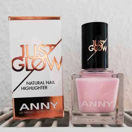 ANNY JUST GLOW Nagellack (LE) - Verpackung und Flasche