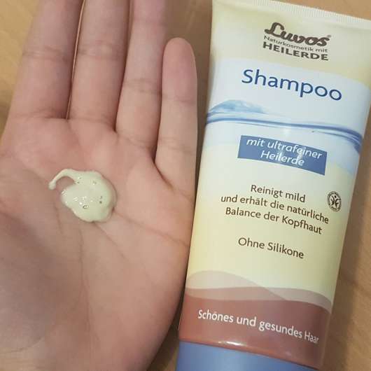 Konsistenz - Luvos Shampoo (mit ultrafeiner Heilerde)