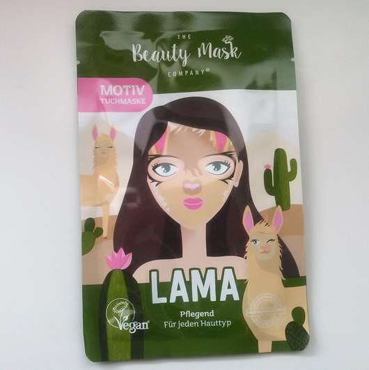 The Beauty Mask Company Motiv-Tuchmaske „Lama“