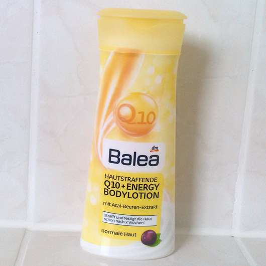 Balea Hautstraffende Q10 + Energy Bodylotion mit Acai-Beeren-Extrakt