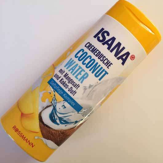 ISANA Cremedusche Coconut Water mit Mangosaft und Kokos-Duft - Flasche