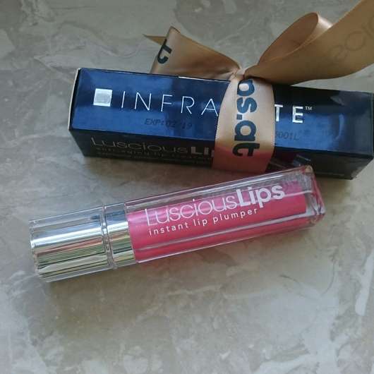 Test Lip Plumper LusciousLips antiaging lip treatment, Farbe 332