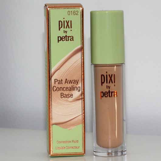 Pixi Pat Away Concealing Base, Farbe: Warm - Verpackung und Flakon