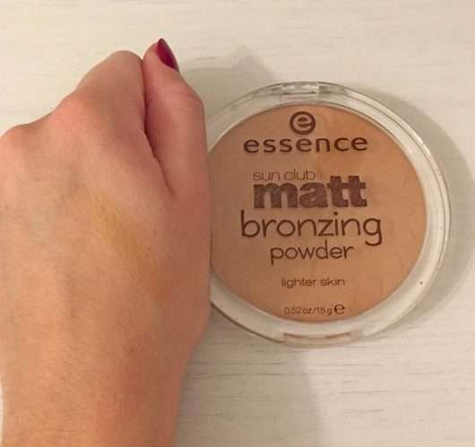 essence sun club matt bronzing powder, Farbe: 01 natural