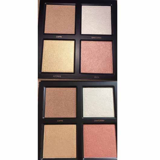 Huda Beauty 3D Highlighter Palette, Farbe: Pink Edition - Farben