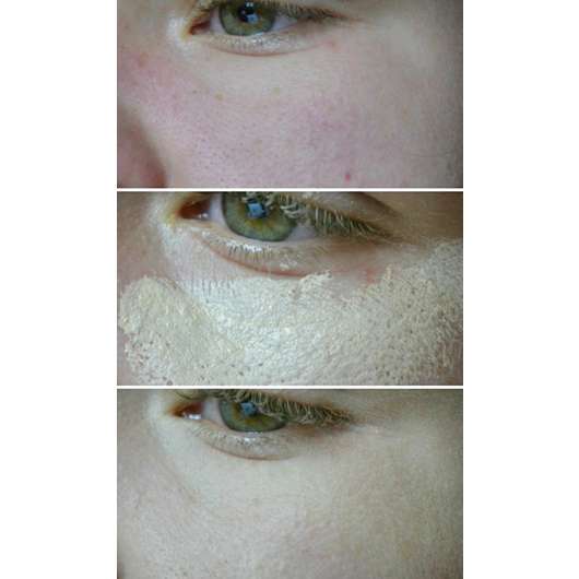 Augenpartie ohne/mit Sleek MakeUP Lifeproof Concealer, Farbe: 01 Flat White