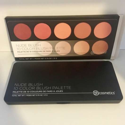 <strong>bh cosmetics</strong> Nude Blush (10 Color Blush Palette)