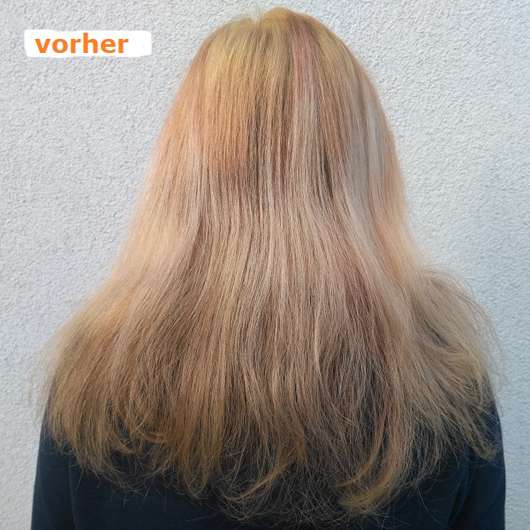 Haare vor der Verwendung des Colour-Freedom Pastelisers