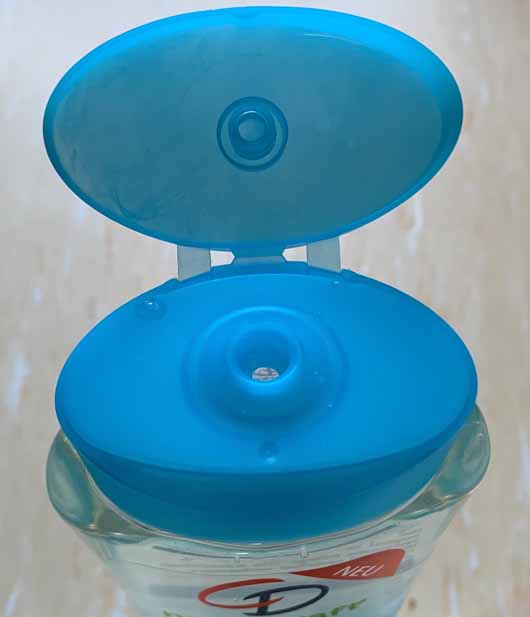 CD Naturkraft Feuchtigkeit & Glanz 2in1 Shampoo & Spülung - Öffnung