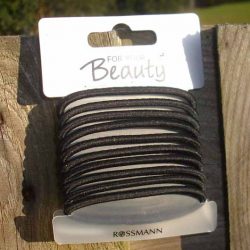 Produktbild zu for your Beauty Basic Haargummis „Steffi“ – Farbe: Schwarz