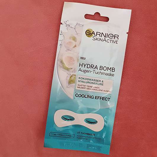 <strong>Garnier SkinActive</strong> Hydra Bomb Augen-Tuchmaske Kokoswasser & Hyaluronsäure