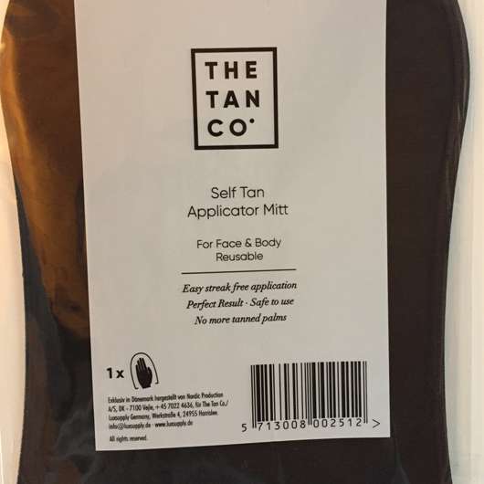 The Tan Co. Tanning-Handschuh