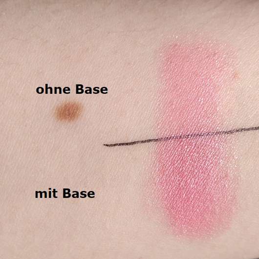 Swatches - essence my must haves eyeshadow, Farbe: 06 raspberry frosting 