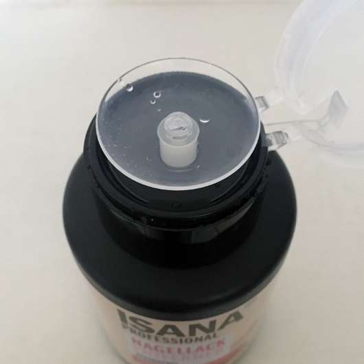 ISANA PROFESSIONAL Nagellackentferner acetonfrei (ohne stechenden Geruch) - Öffnung