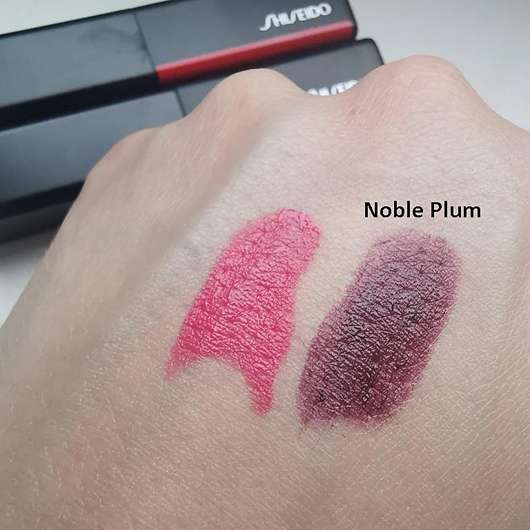 Shiseido VisionAiry Gel Lipstick, Farbe: 224 Noble Plum - Swatch