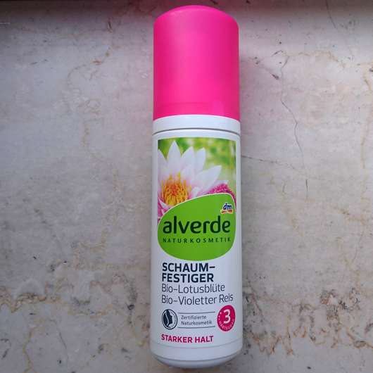 alverde Schaumfestiger Bio-Lotusblüte Bio-Violetter Reis