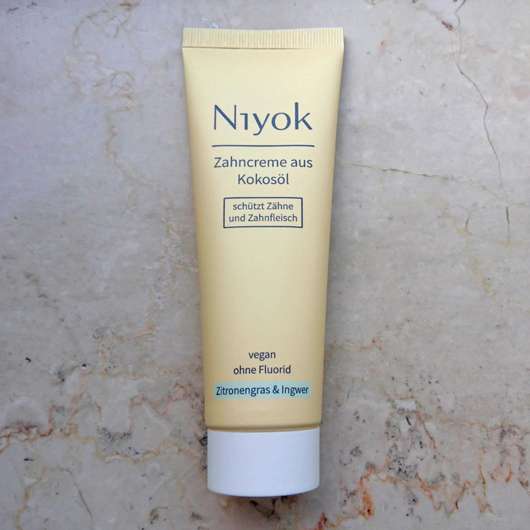 <strong>Niyok</strong> Zahncreme aus Bio-Kokosöl "Zitronengras & Ingwer"