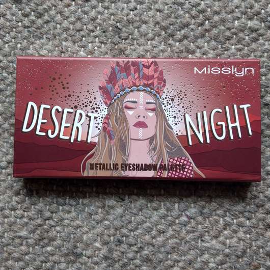 <strong>Misslyn</strong> Desert Night Metallic Eyeshadow Palette - Farbe: 04 Burning Desire