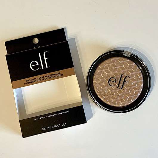 e.l.f. Cosmetics Metallic Flare Highlighter, Farbe:  Rose Gold