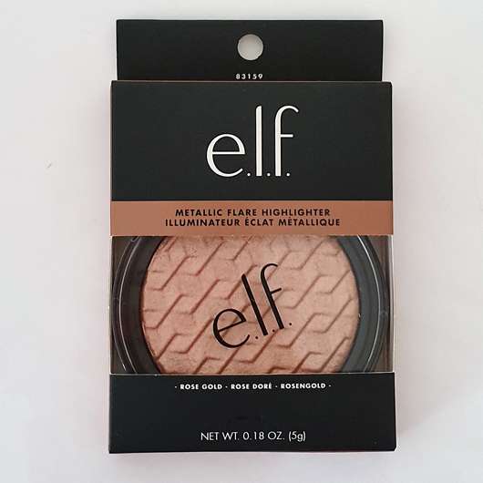 e.l.f. Cosmetics Metallic Flare Highlighter, Farbe: Rose Gold