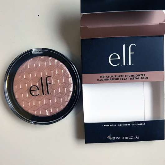 Produktbild zu e.l.f. Cosmetics Metallic Flare Highlighter – Farbe: Rose Gold
