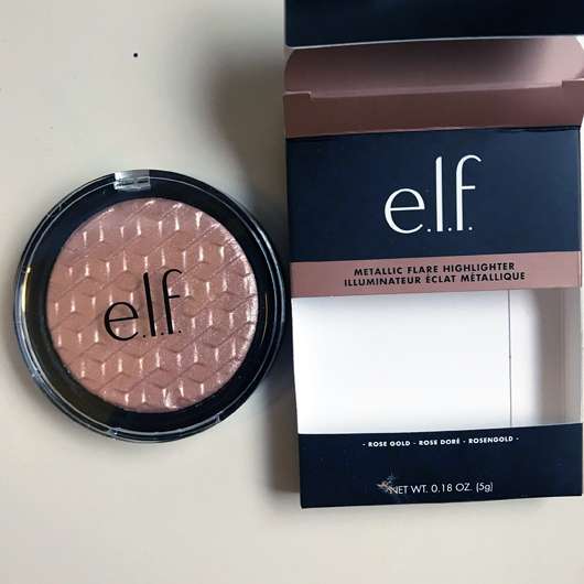 e.l.f. Cosmetics Metallic Flare Highlighter, Farbe: Rose Gold