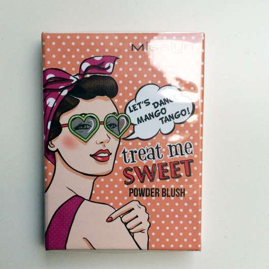 <strong>Misslyn</strong> Treat Me Sweet Powder Blush - Farbe: Let's Dance Mango Tango!