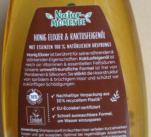 Schauma Natur-Momente Shampoo Honig-Elixier & Kaktusfeigenöl