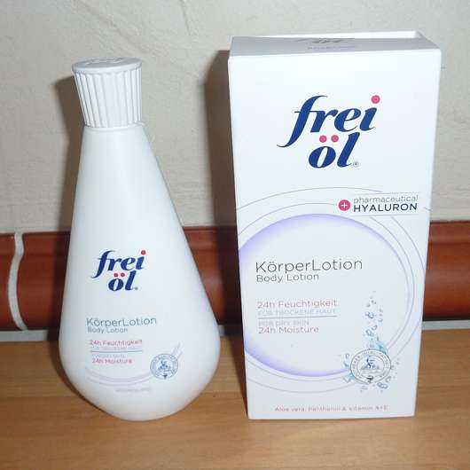 Test Body Pflege frei öl® HYDROLIPID KörperLotion Pinkmelon