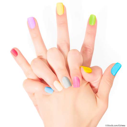 Skittle Nails sind DER neue NagelTrend Pinkmelon