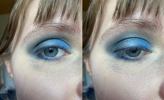 Augen Make-up mit Misslyn Matt X Metallic Eyeshadow Palette, Farbe: 2 Eye Got It!