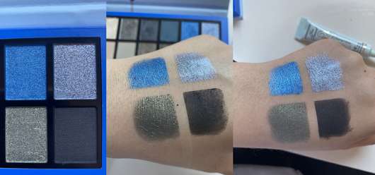 Swatches - Misslyn Matt X Metallic Eyeshadow Palette, Farbe: 2 Eye Got It!