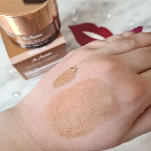 Swatches - M. Asam MAGIC FINISH Make-up Mousse