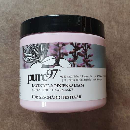 pure97 Lavendel & Pinienbalsam aufbauende Haarmaske