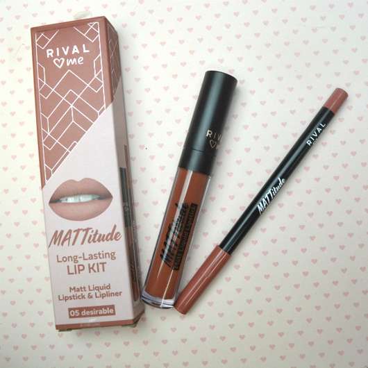 Rival loves me Mattitude Long-Lasting Lip Kit,Farbe: 05 desirable