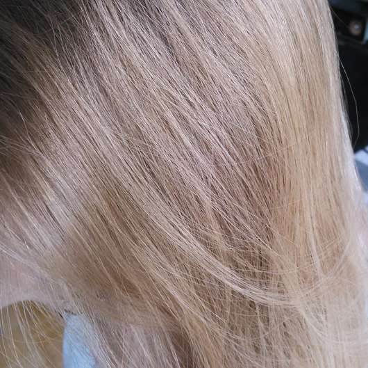 Haare nach dem Test - Balea Shampoo Copacabana (LE)