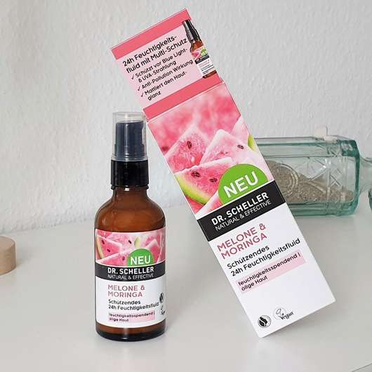 Dr. Scheller Melone & Moringa Schützendes 24h Feuchtigkeitsfluid