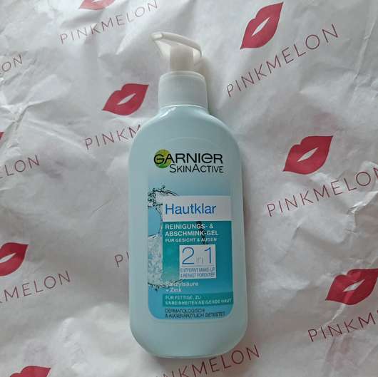 <strong>Garnier SkinActive</strong> Hautklar Reinigungs- & Abschmink-Gel 2in1