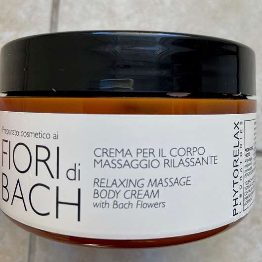 Phytorelax Fiori di Bach Relaxing Massage Body Cream