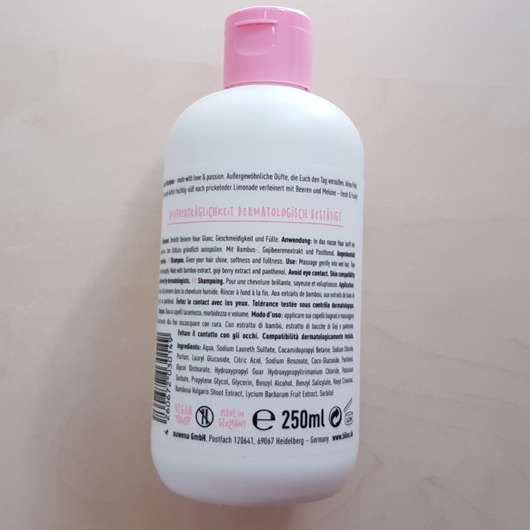 bilou pink lemonade shampoo