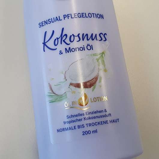 NIVEA Sensual Pflegelotion Kokosnuss & Monoi Öl