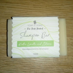 Produktbild zu SOAP-n-SCENT Shampoo Bar Kaffee Limette & Zitrone