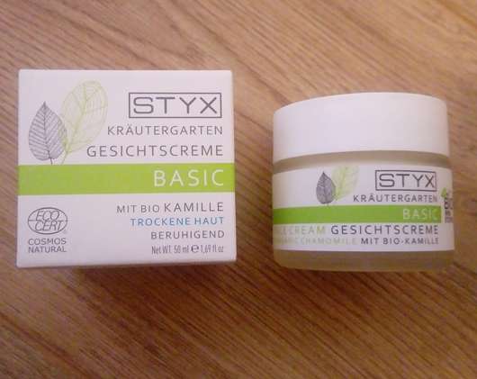 STYX Naturcosmetic Kräutergarten Basic Gesichtscreme mit Bio-Kamille