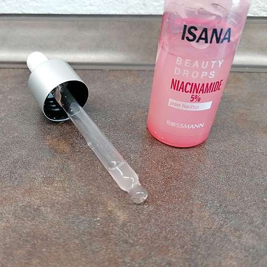 Test Serum/Konzentrat ISANA Beauty Drops Niacinamide 5 Pinkmelon