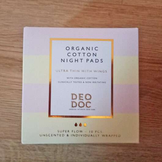 DeoDoc 100% Organic Cotton Night Pads