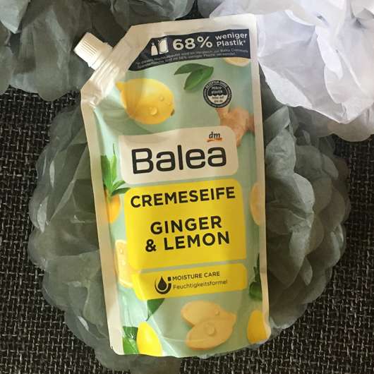 Balea Cremeseife Ginger & Lemon (Nachfüllbeutel)