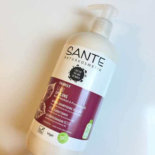 SANTE Naturkosmetik Family Glanz Spülung Bio-Birkenblatt & Provitamin B5