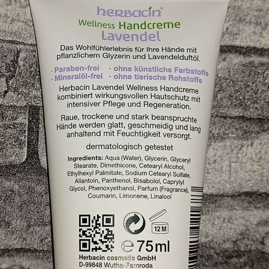 Herbacin Wellness Handcreme Lavendel